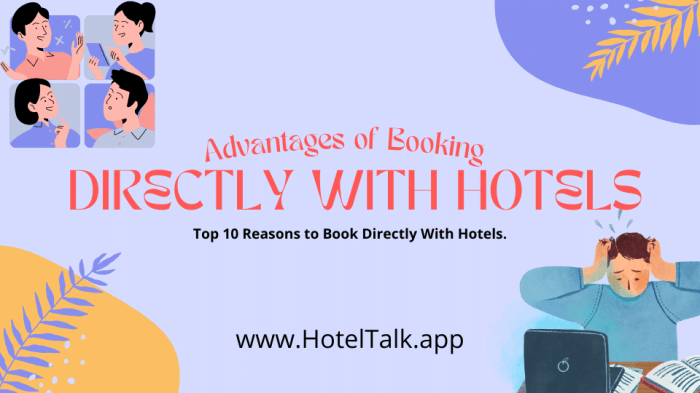 Is it best to book hotels direct