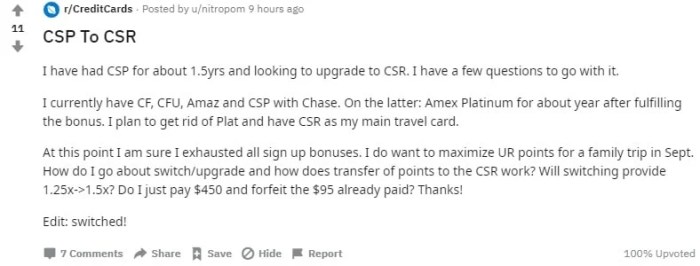 Best hotel credit card reddit